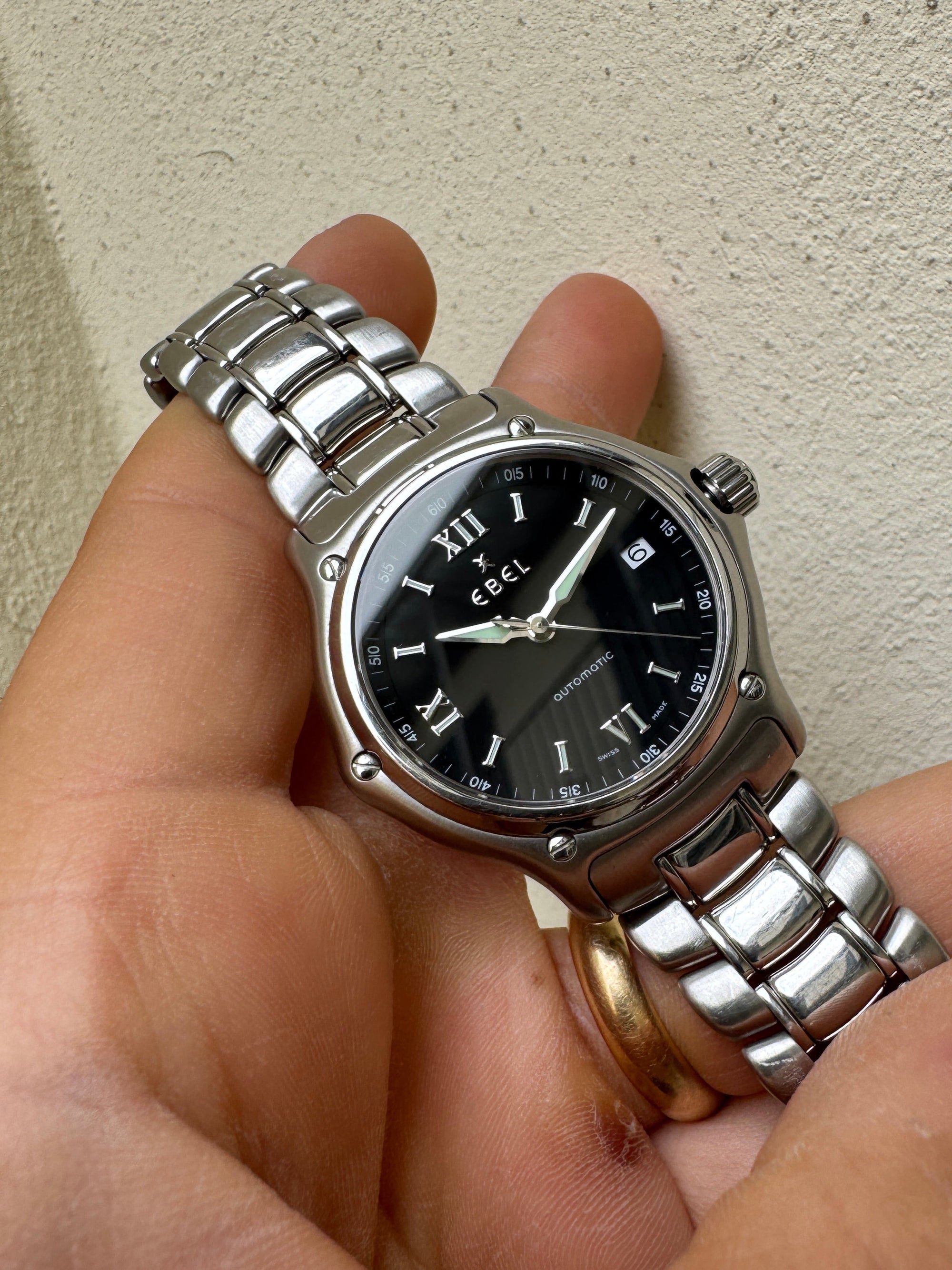 Ebel REF.9080241 1911 Automatic Black Dial Swiss Made