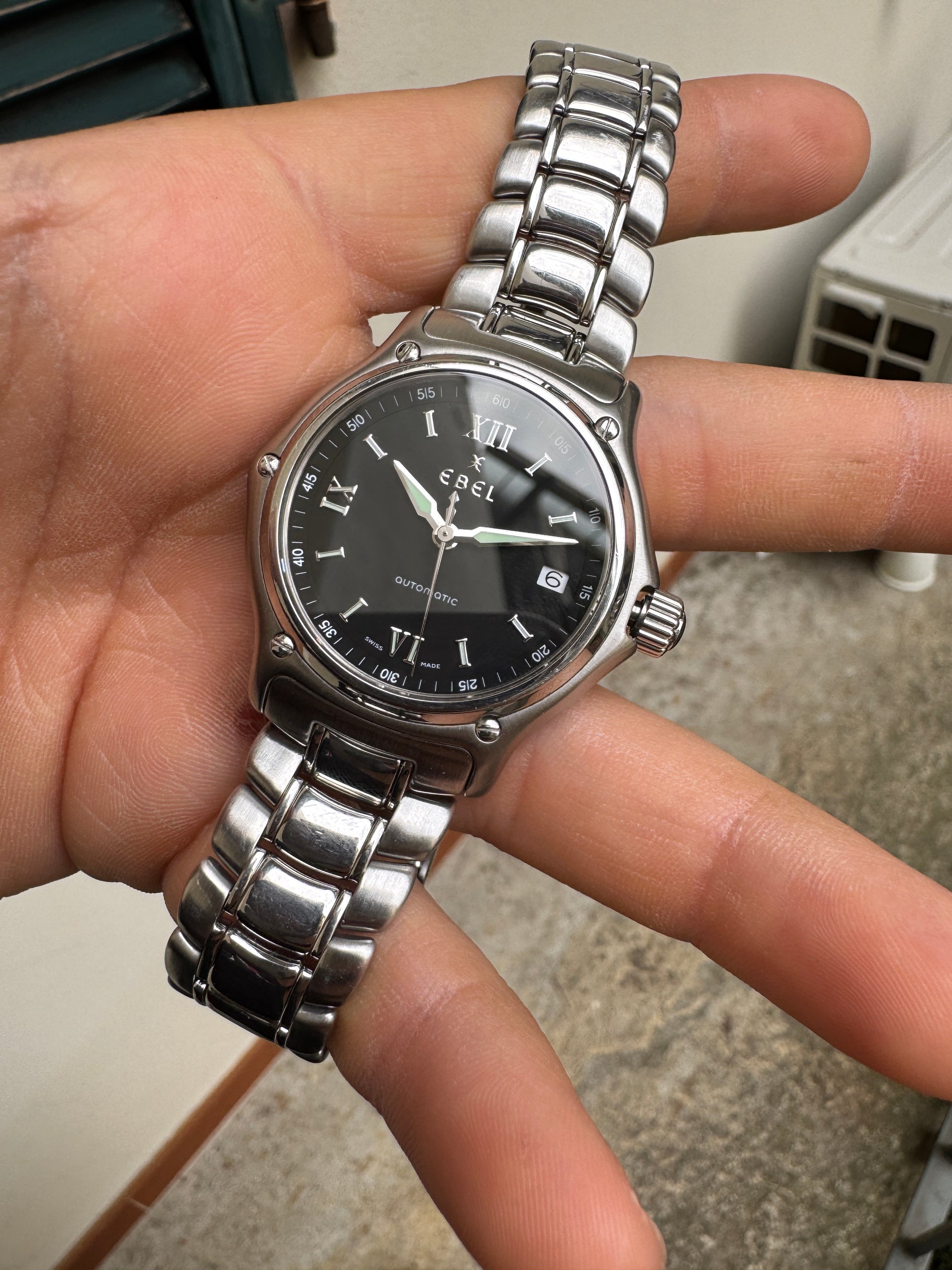 Ebel REF.9080241 1911 Automatic Black Dial Swiss Made