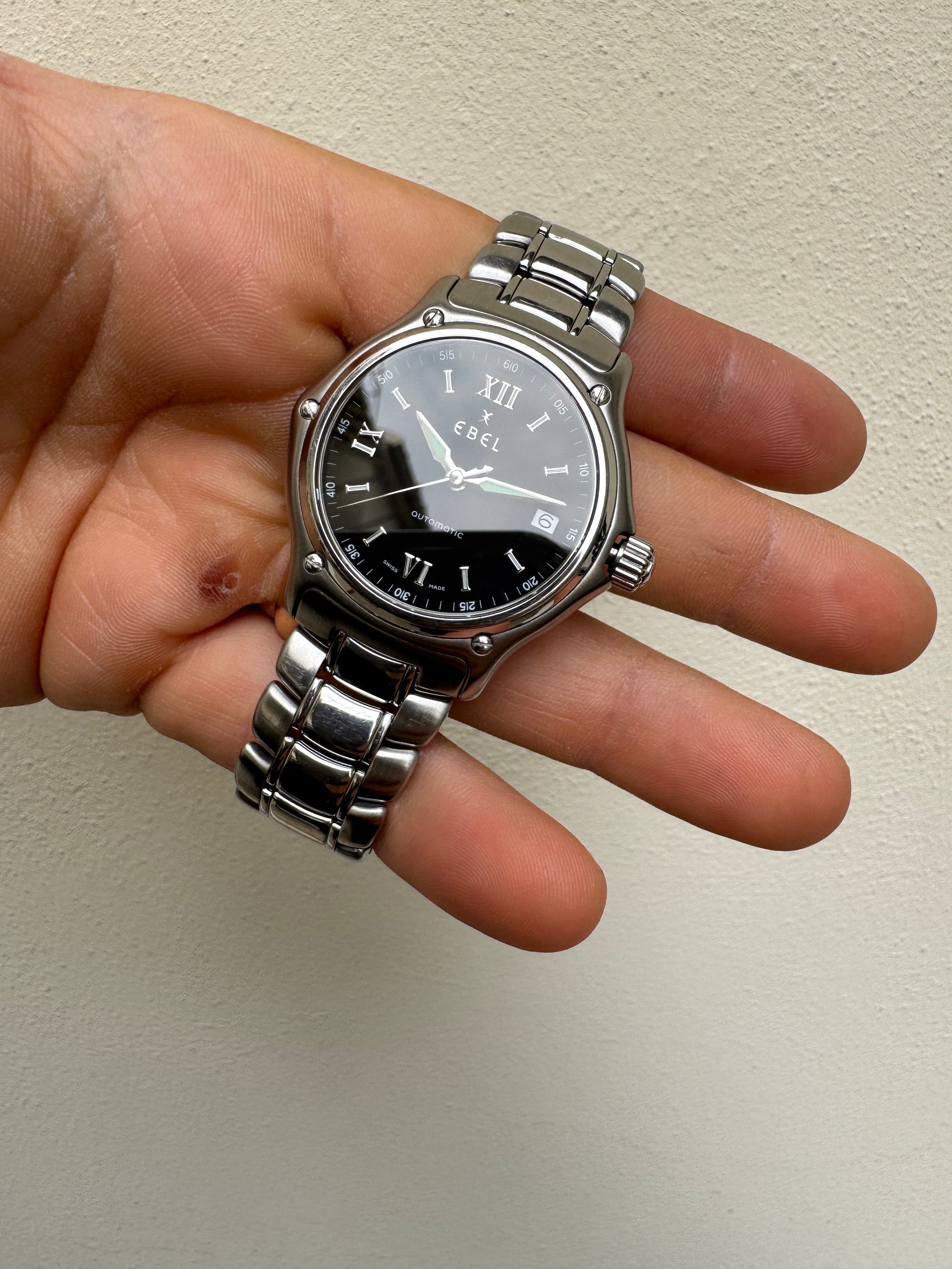 Ebel REF.9080241 1911 Automatic Black Dial Swiss Made
