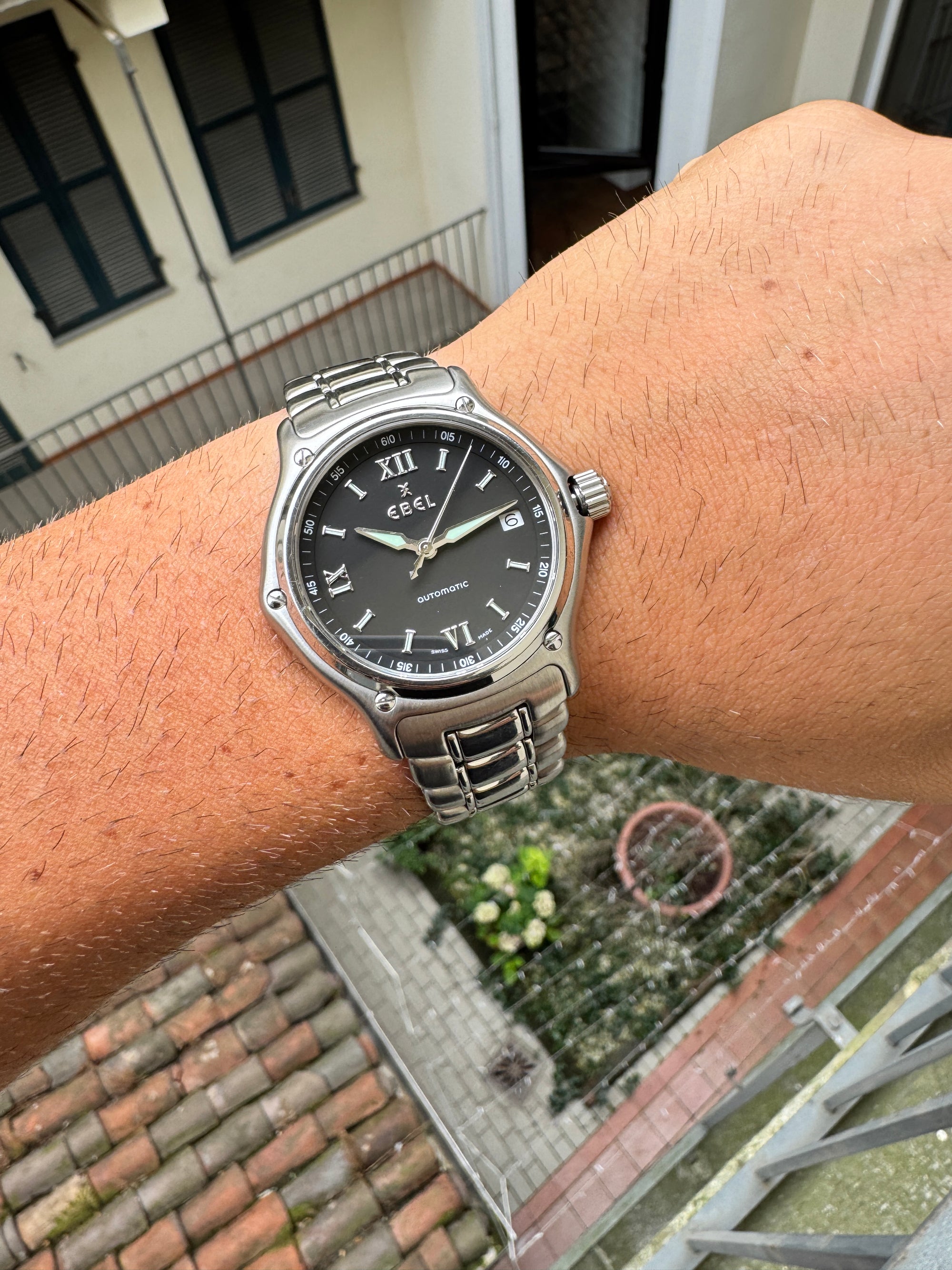 Ebel REF.9080241 1911 Automatic Black Dial Swiss Made