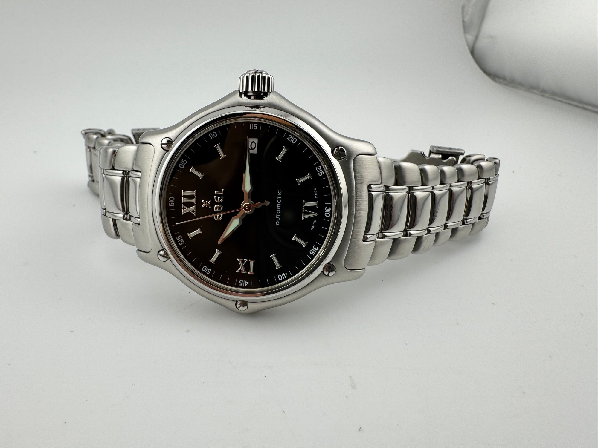 Ebel REF.9080241 1911 Automatic Black Dial Swiss Made