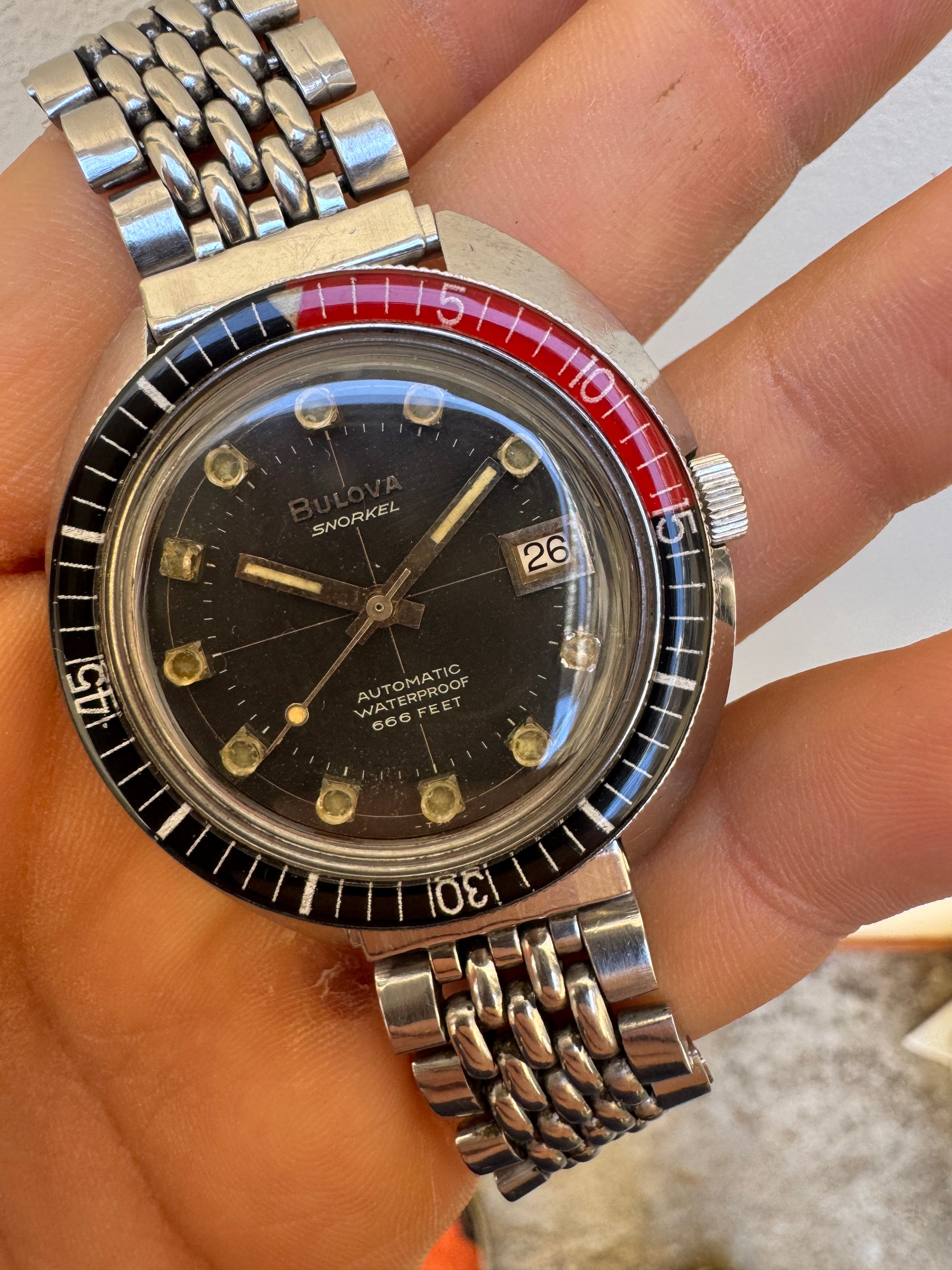 Bulova Snorkel 666 Feet Waterproof Automatic Calibre 11AFACD