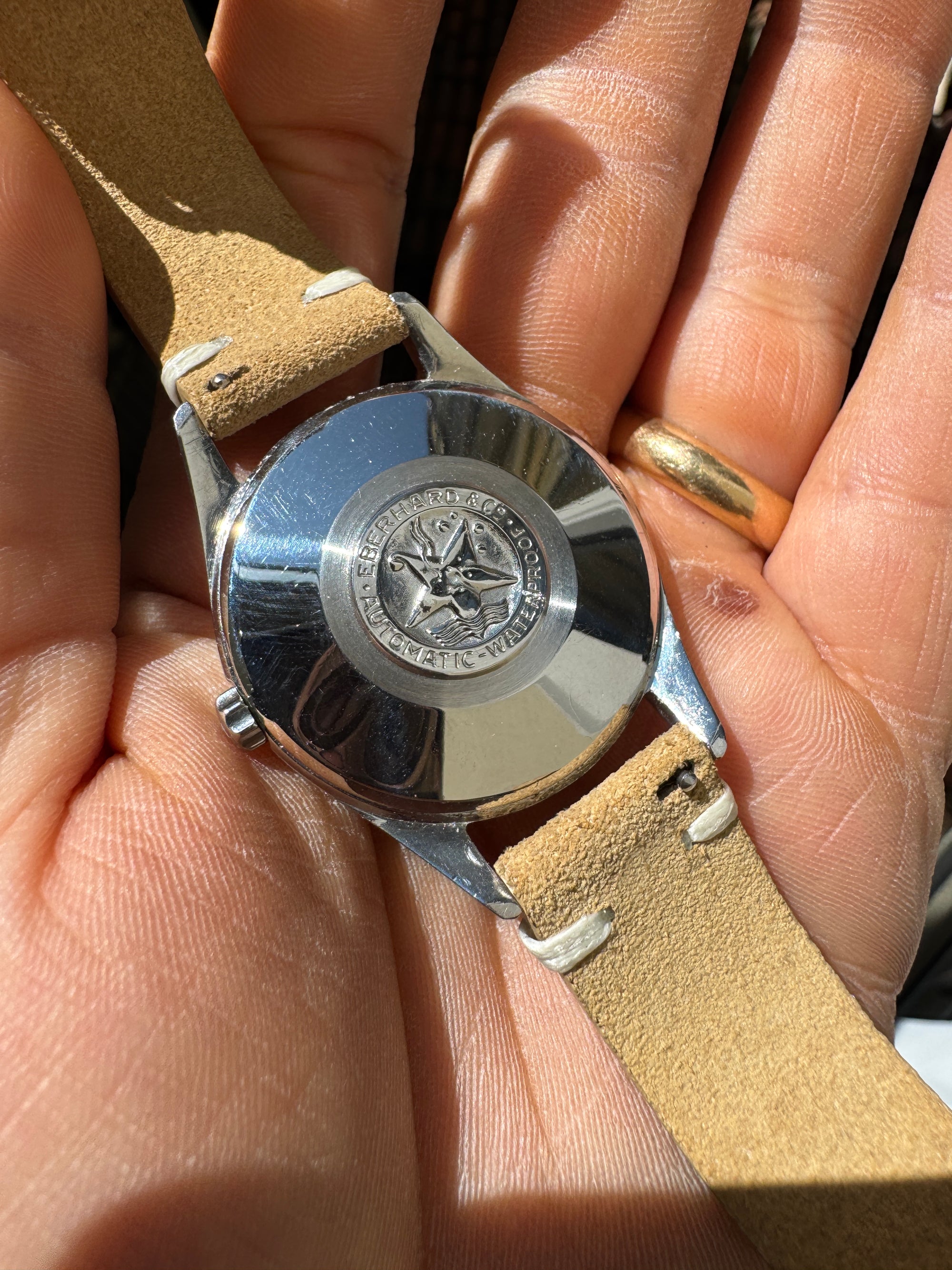 Eberhard & Co. Scafodat 11532-1 Vintage Calibre 261-123 Automatic Acier Case Unpolish