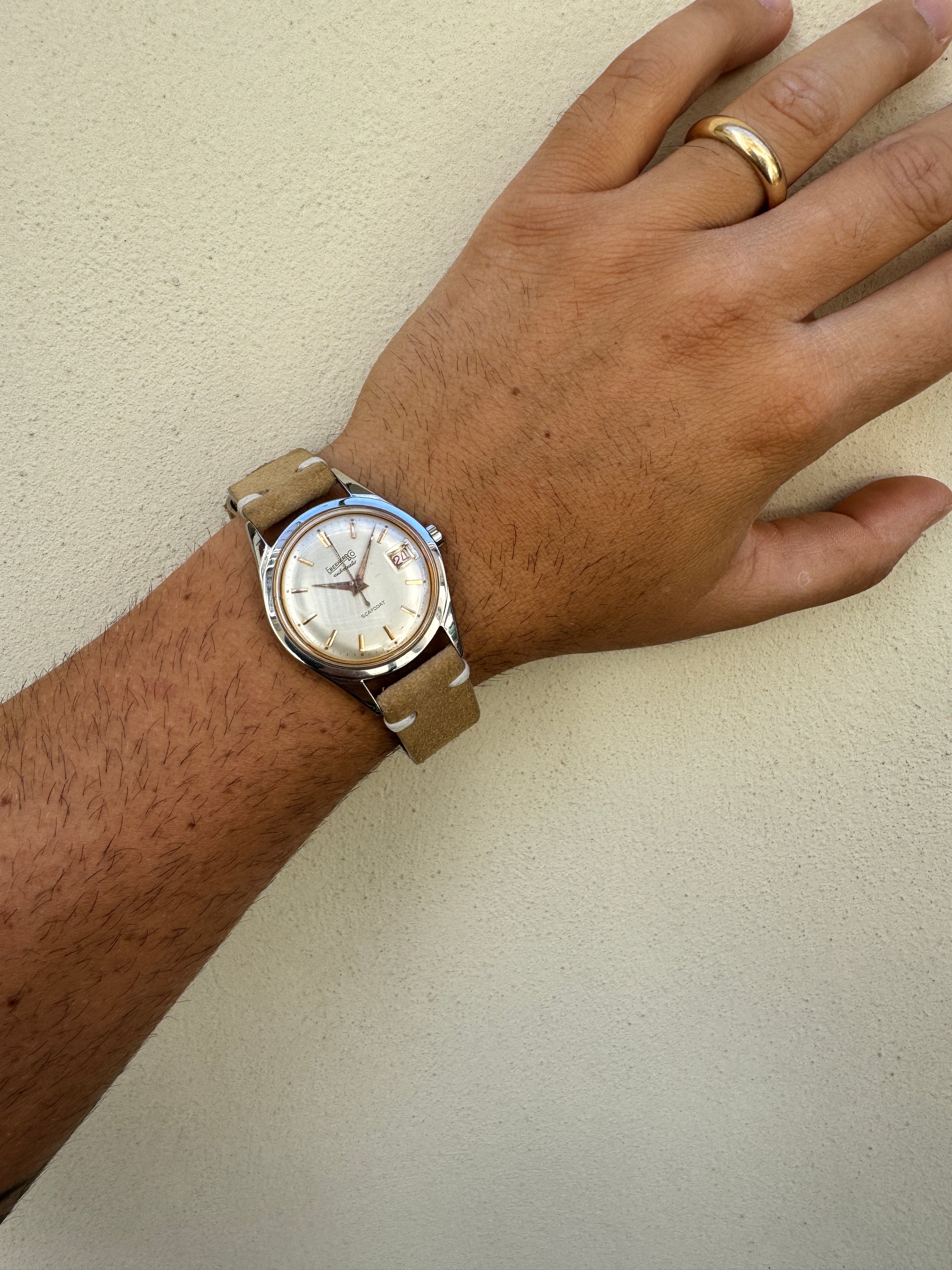 Eberhard & Co. Scafodat 11532-1 Vintage Calibre 261-123 Automatic Acier Case Unpolish