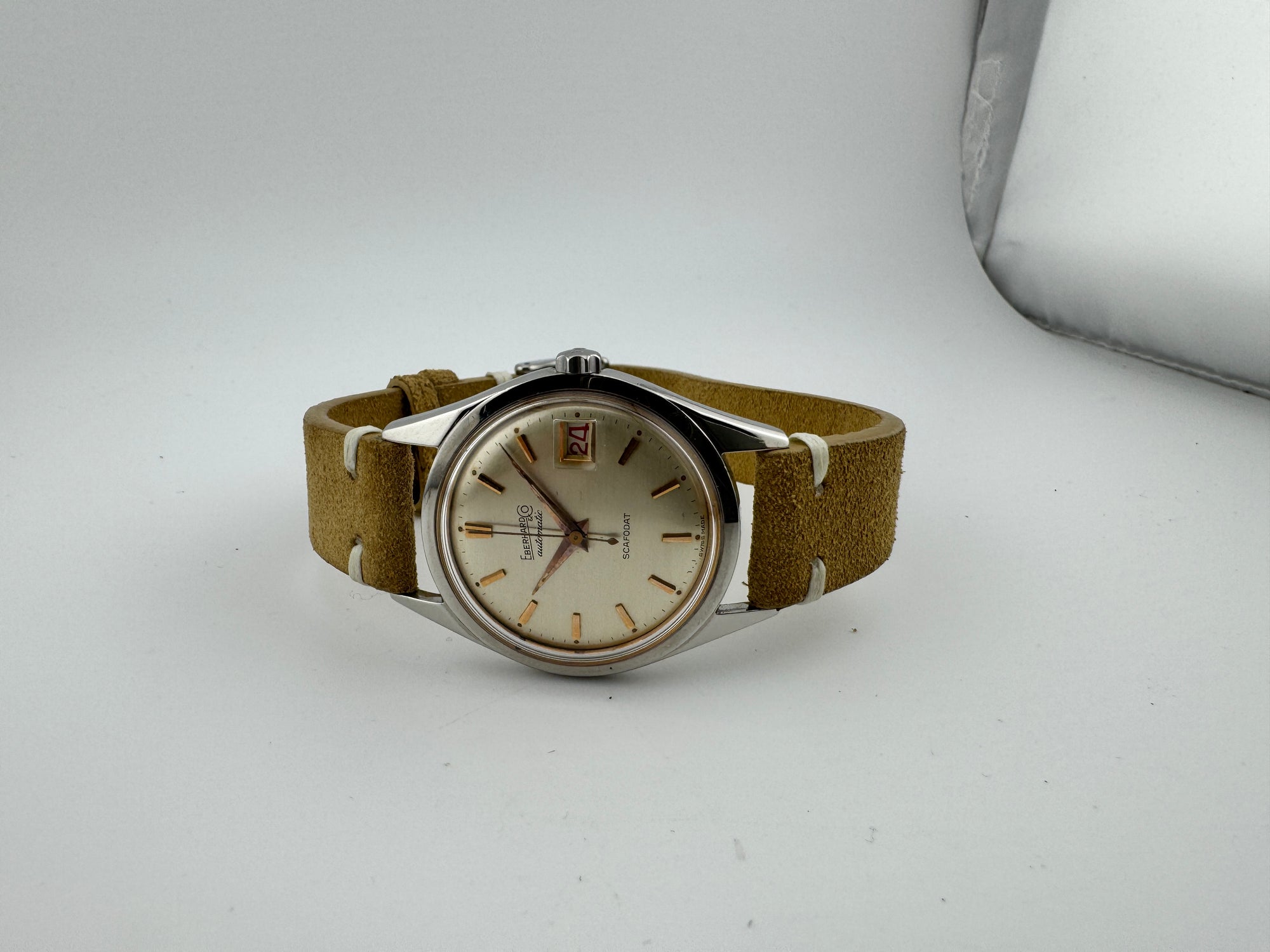 Eberhard & Co. Scafodat 11532-1 Vintage Calibre 261-123 Automatic Acier Case Unpolish