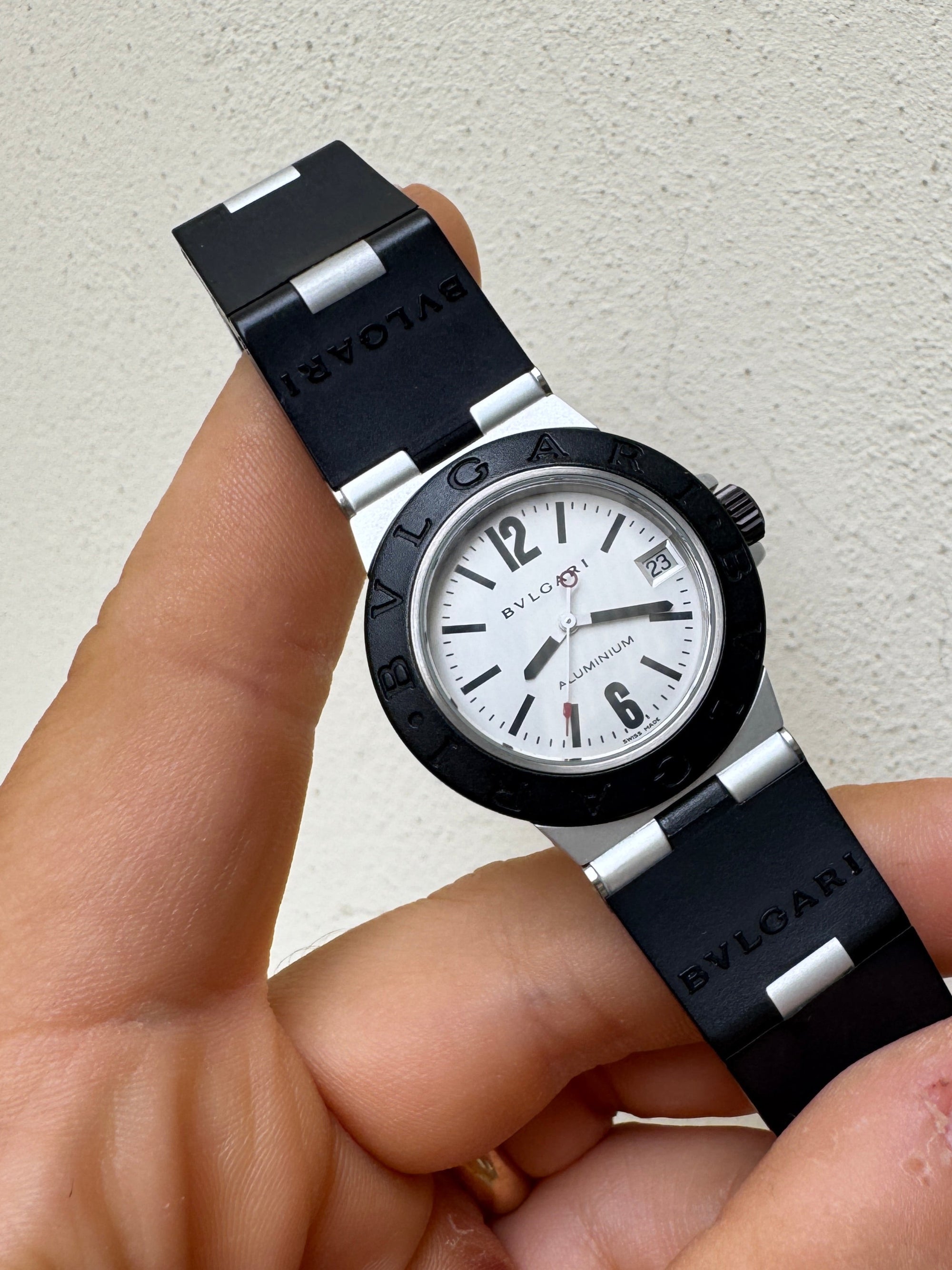 Bvlgari Referenza AL32TA Aluminium Case Mod.Diagono Calibre Quartz Unisex 1.200 €