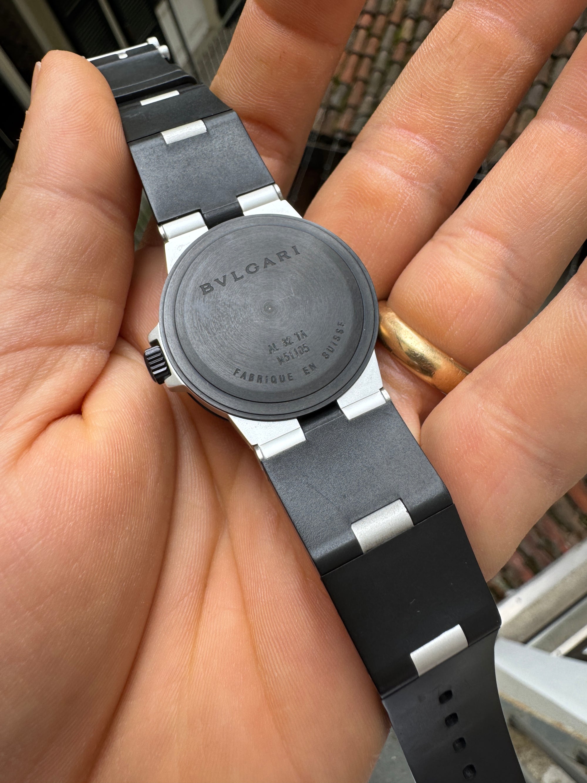 Bvlgari Referenza AL32TA Aluminium Case Mod.Diagono Calibre Quartz Unisex 1.200 €